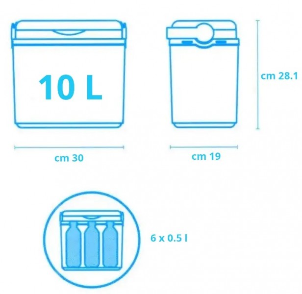 Ізотермічний контейнер Adriatic на 10 л., фіолетовий Ізотермічний контейнер Adriatic на 10 л., фіолетовий