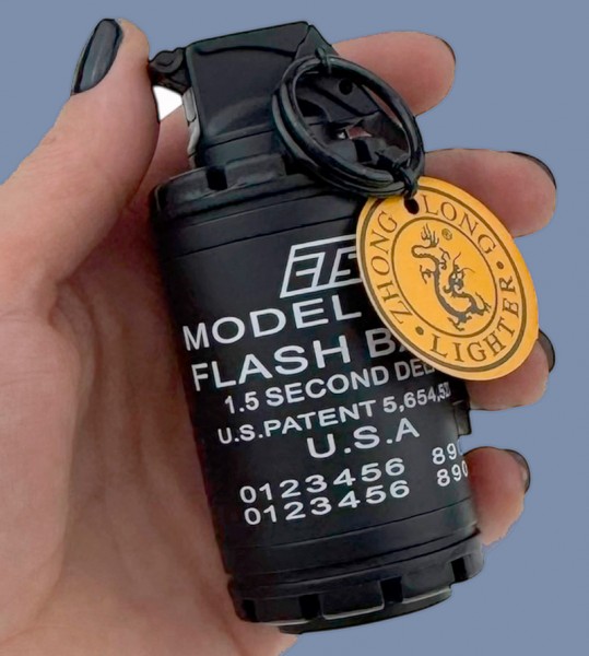 Запальничка Американська світлошумова граната Model 729 Запальничка Американська світлошумова граната Model 729