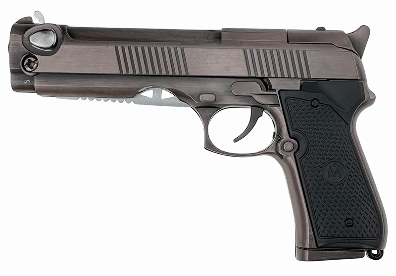 Сувенірний пістолет з ножем та запальничкою в коробці Сувенірний пістолет з ножем та запальничкою в коробці