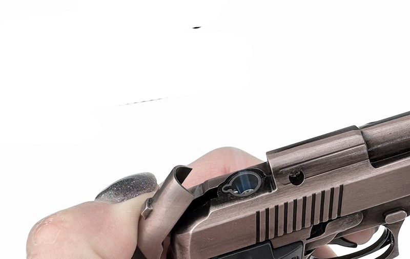 Сувенірний пістолет з ножем та запальничкою в коробці Сувенірний пістолет з ножем та запальничкою в коробці