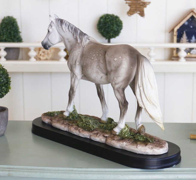 Статуетка Сірий кінь 35*23*11,5 см Статуетка Сірий кінь 35*23*11,5 см