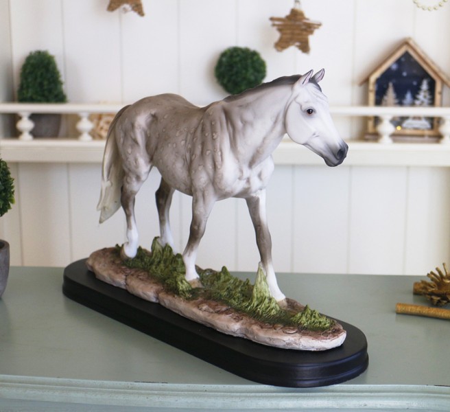 Статуетка Сірий кінь 35*23*11,5 см Статуетка Сірий кінь 35*23*11,5 см