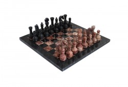 Шахи Italfama мармур BLACK & ANCIENT PINK 1025 Шахи Italfama мармур BLACK & ANCIENT PINK 1025