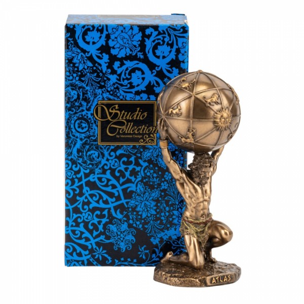 Статуетка Атлас тримає Небесну Сферу 13,5 см Статуетка Атлас тримає Небесну Сферу 13,5 см