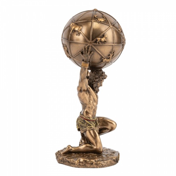 Статуетка Атлас тримає Небесну Сферу 13,5 см Статуетка Атлас тримає Небесну Сферу 13,5 см