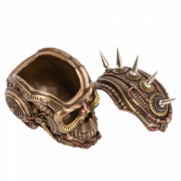 Скринька Стімпанк-Череп 14,5 см Скринька Стімпанк-Череп 14,5 см