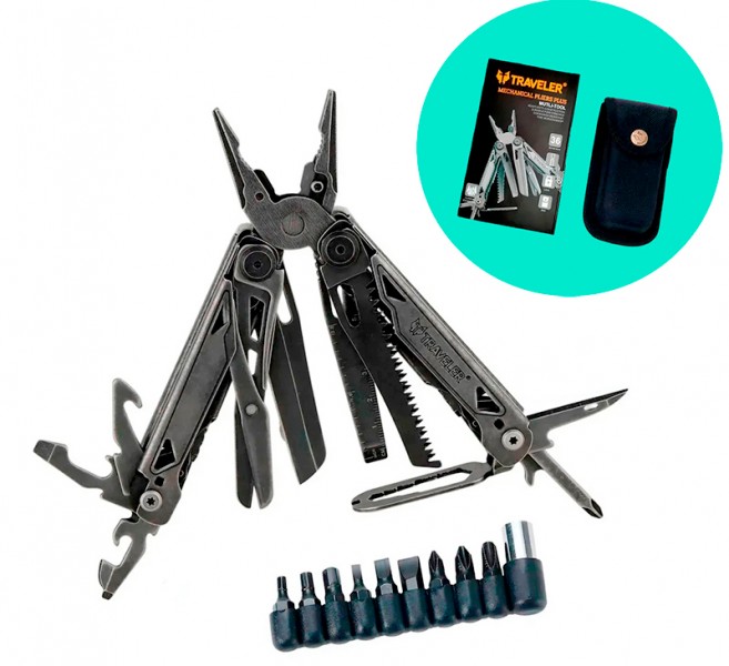 Мультитул Traveler Mechanical Pliers Plus 36-в-1 Мультитул Traveler Mechanical Pliers Plus 36-в-1