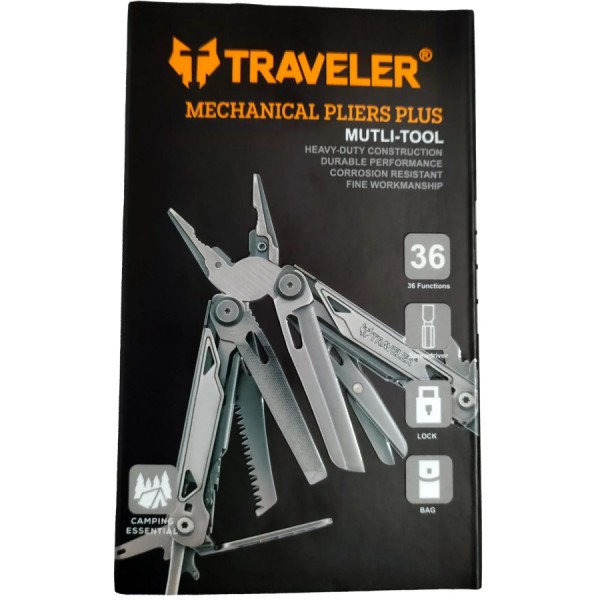 Мультитул Traveler Mechanical Pliers Plus 36-в-1 Мультитул Traveler Mechanical Pliers Plus 36-в-1