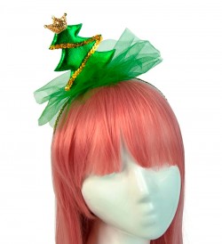 Аксесуар новорічний обруч Ялинка Аксесуар новорічний обруч Ялинка