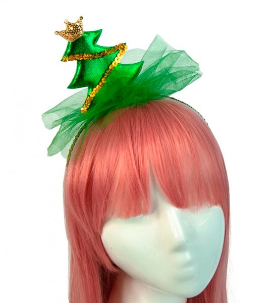 Аксесуар новорічний обруч Ялинка Аксесуар новорічний обруч Ялинка