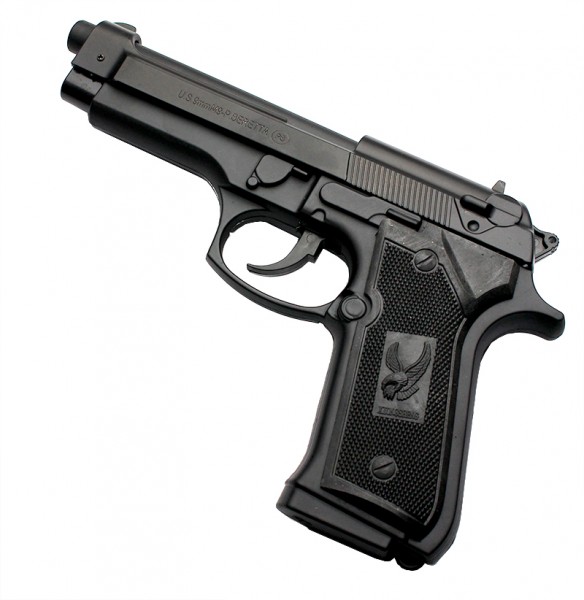 Зажигалка сувенирная Пистолет М-9 турбо-пламенем Зажигалка сувенирная Пистолет М-9 турбо-пламенем