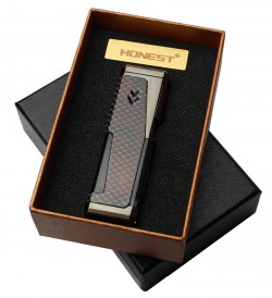 Запальничка HONEST з 4 форсунками для сигар з пробійником Запальничка HONEST з 4 форсунками для сигар з пробійником