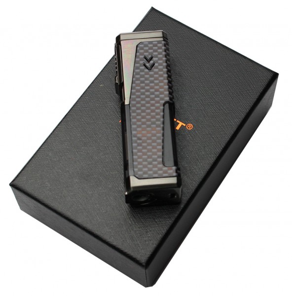 Запальничка HONEST з 4 форсунками для сигар з пробійником Запальничка HONEST з 4 форсунками для сигар з пробійником