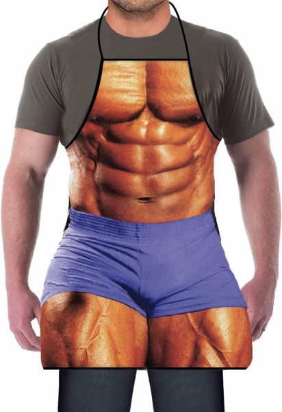 Чоловічий фартух Бодібілдер Чоловічий фартух Бодібілдер