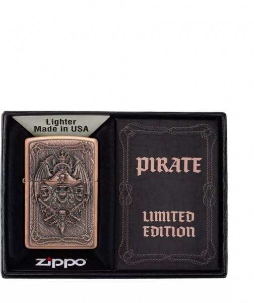 Коллекційна лімітована запальничка ZIPPO Pirate Lighter Limited Edition 0/2000 тис. шт. Коллекційна лімітована запальничка ZIPPO Pirate Lighter Limited Edition 0/2000 тис. шт.