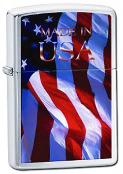  ZIPPO 200 MADE IN USA FLAG 24797