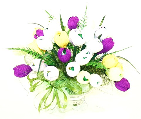 Букет із цукерок " Очаровашка " Букет із цукерок " Очаровашка "