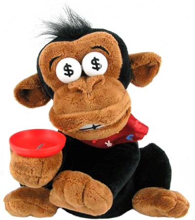 Дай денег - обезьяна хохотун Дай денег - обезьяна хохотун