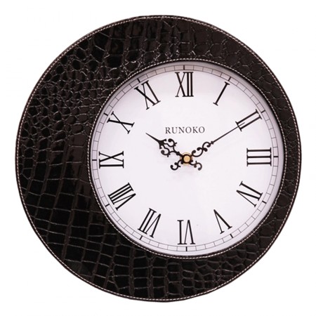 Шкіряний годинник Runoko Leather Clock . Шкіряний годинник Runoko Leather Clock .