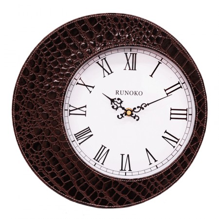 Шкіряний годинник Runoko Leather Clock . Шкіряний годинник Runoko Leather Clock .