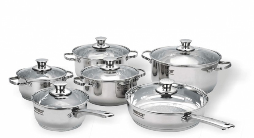 Набор посуды VITESSE Alanda (12 предметов) Набор посуды VITESSE Alanda (12 предметов)