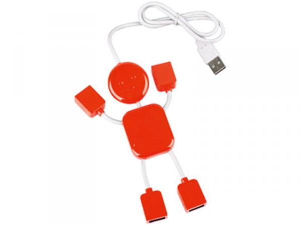 USB Hub на 4 порти у вигляді чоловічка USB Hub на 4 порти у вигляді чоловічка