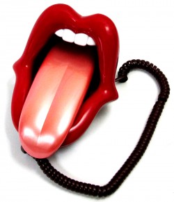 Телефон "Губи з язиком" Телефон "Губи з язиком"