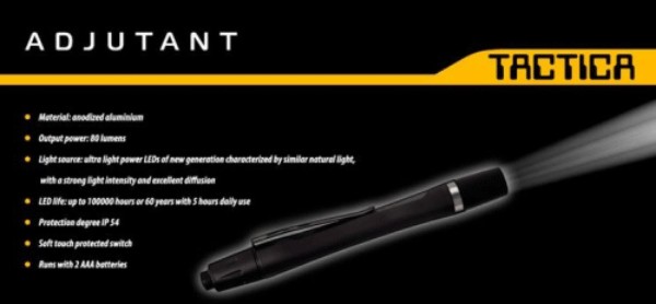 Фонарь-ручка серии TACTICA "Адьютант" Фонарь-ручка серии TACTICA "Адьютант"