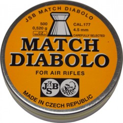Пульки jsb match diabolo middle 4.49мм  500 шт 000014-500