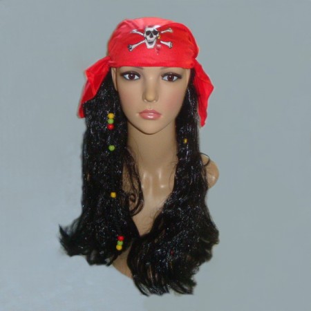 Перука з банданою Пірата Перука з банданою Пірата