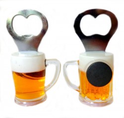 Магніт - Бокал пива з відкривачем Магніт - Бокал пива з відкривачем