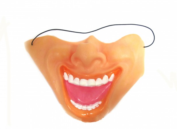 Полумаска улыбка Полумаска улыбка