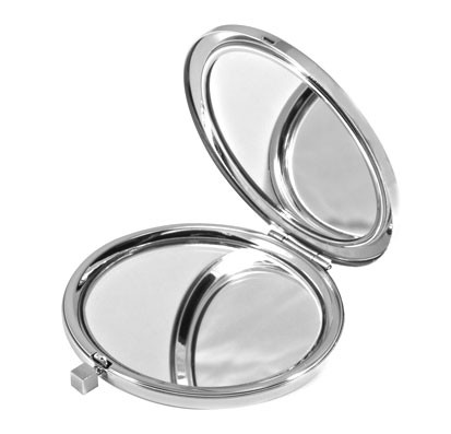 Дзеркало косметичне зі стразами 98-0141 Дзеркало косметичне зі стразами 98-0141