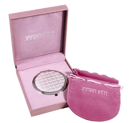 Дзеркало косметичне зі стразами 98-0141 Дзеркало косметичне зі стразами 98-0141