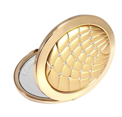 Дзеркало косметичне зі стразами 98-0151 Дзеркало косметичне зі стразами 98-0151