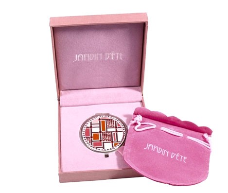 Дзеркало косметичне зі стразами 98-0419 Дзеркало косметичне зі стразами 98-0419