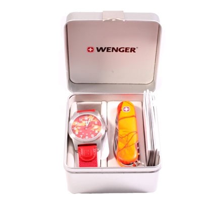 Набор Wenger Нож и Часы 01 441 111 Набор Wenger Нож и Часы 01 441 111