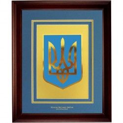 Герб Украины в рамке