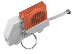 Брелок рулетка - автомобіль з ліхтариком, помаранчева Брелок рулетка - автомобіль з ліхтариком, помаранчева