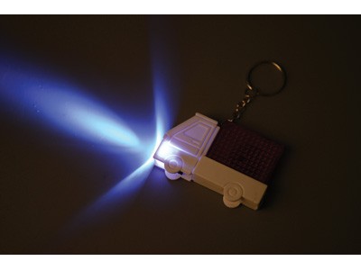 Брелок рулетка - автомобіль з ліхтариком, помаранчева Брелок рулетка - автомобіль з ліхтариком, помаранчева