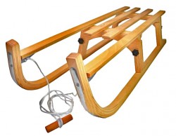   Alpen wooden foldable sled 110