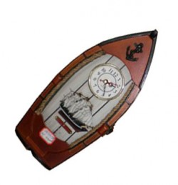 Ключниця в передпокій з годинником Вітрильник 30714B Ключниця в передпокій з годинником Вітрильник 30714B