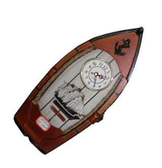 Ключниця в передпокій з годинником Вітрильник 30714B Ключниця в передпокій з годинником Вітрильник 30714B