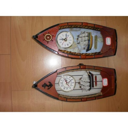 Ключниця в передпокій з годинником Вітрильник 30714B Ключниця в передпокій з годинником Вітрильник 30714B