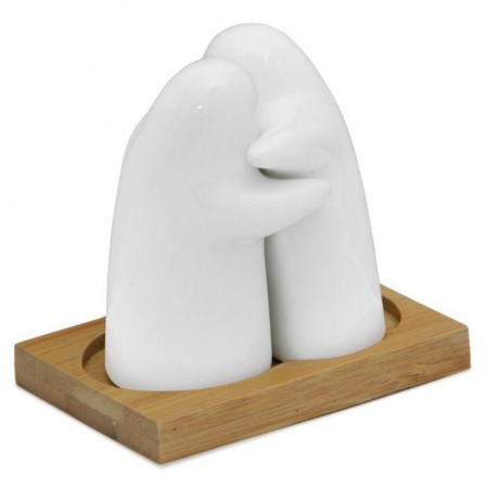 Сільнички на бамбуковій підставці Обійми Сільнички на бамбуковій підставці Обійми