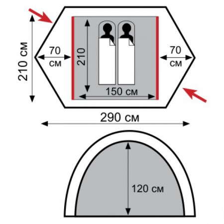 Намет Rock 2 Намет Rock 2