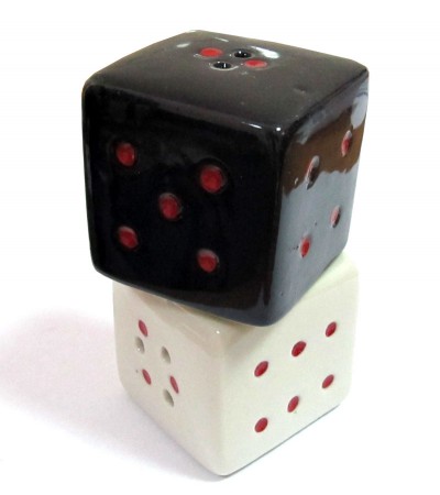Сільнички кубики біле на чорному Сільнички кубики біле на чорному
