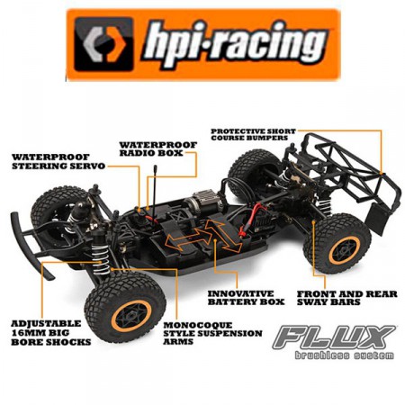 Автомобиль HPI Apache SC Flux 4WD 1:8 EP 2.4GHz (RTR Version) Автомобиль HPI Apache SC Flux 4WD 1:8 EP 2.4GHz (RTR Version)