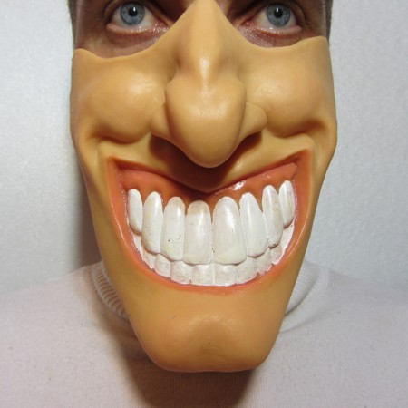 Полумаска улыбка Полумаска улыбка