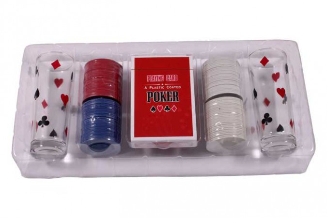 Набір для гри в п'яний покер 200 фішок Набір для гри в п'яний покер 200 фішок